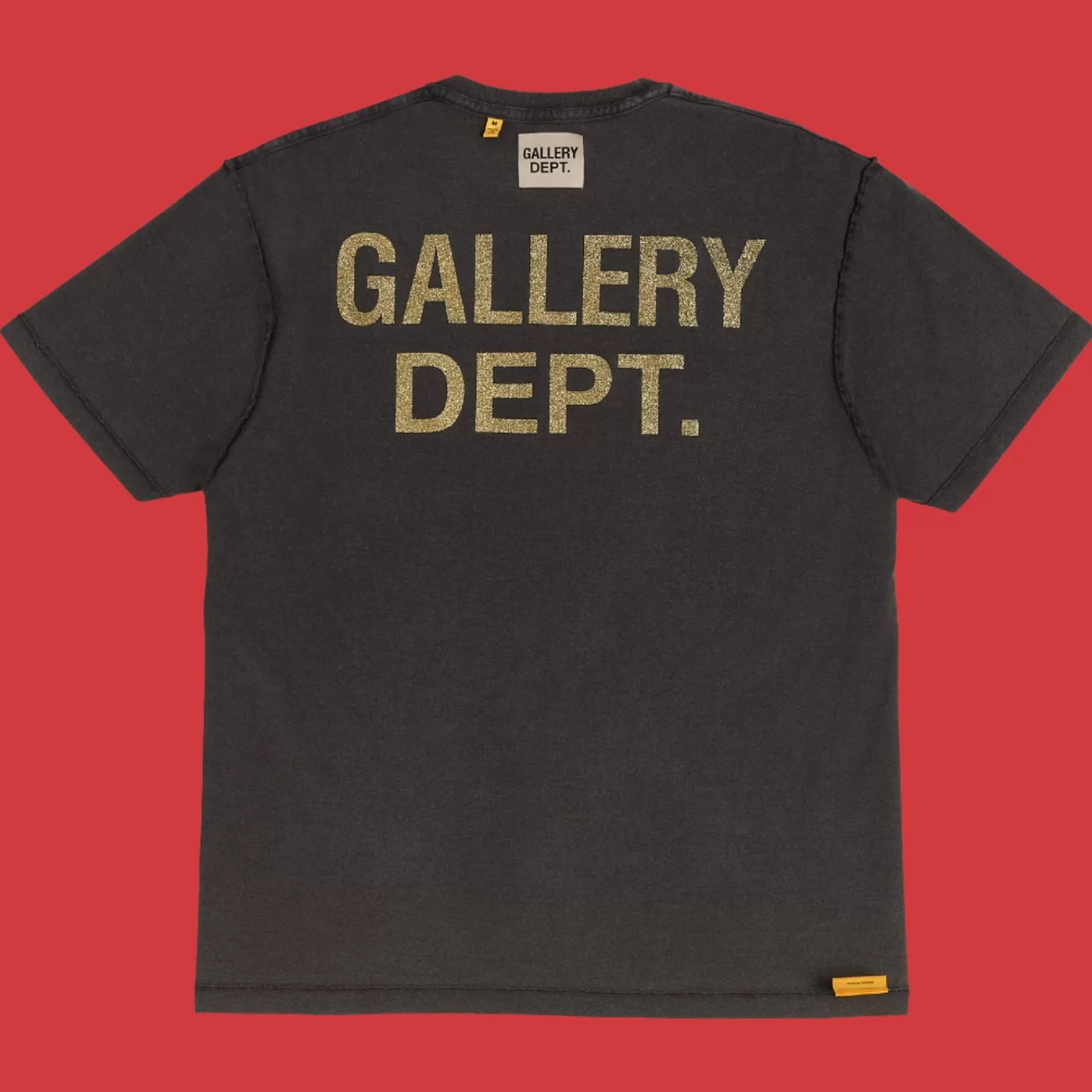 Outlet Gallery Dept Atk Reversible French Logo Tee Faded Black