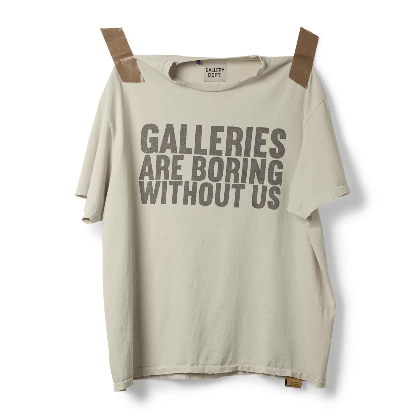 Flash Sale Gallery Dept Boring Tee Archival White