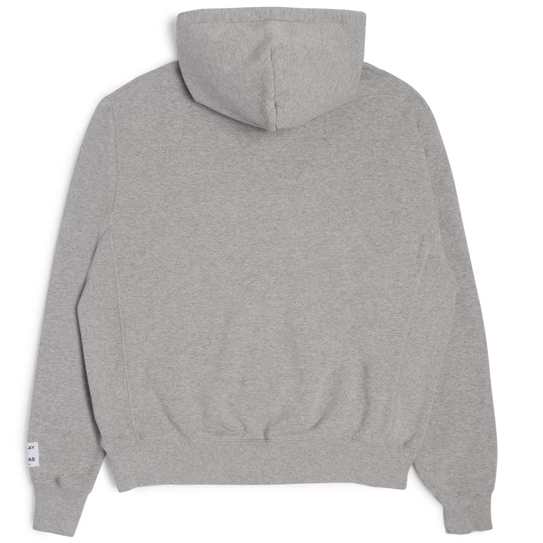 Best Gallery Dept Center Logo Hoodie Heather Grey