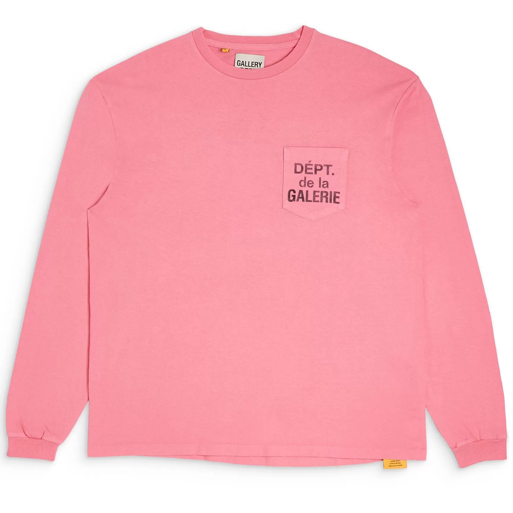 Cheap Gallery Dept Dept De La Galerie L/S Pocket Tee Salmon