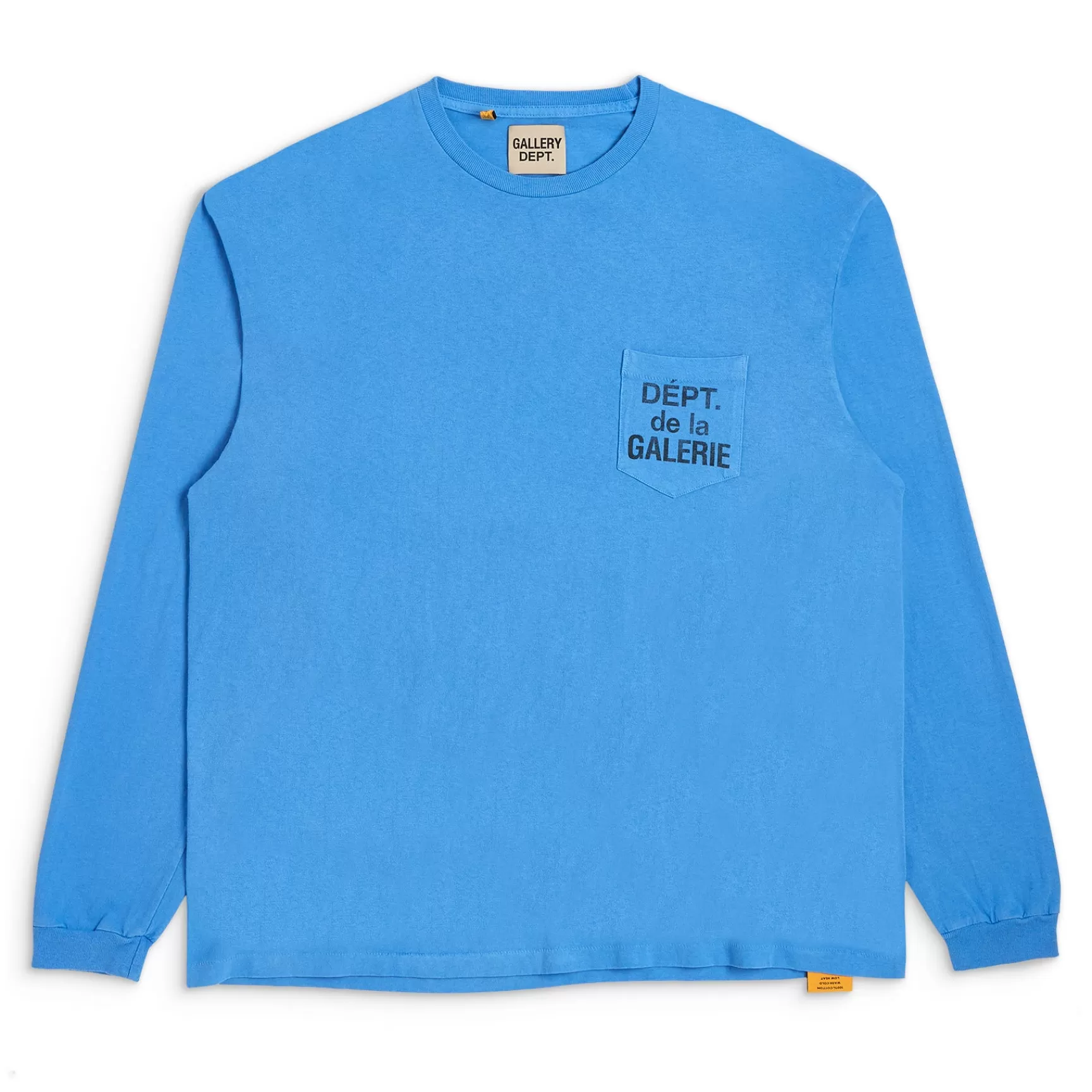 Shop Gallery Dept Dept De La Galerie L/S Pocket Tee Blue