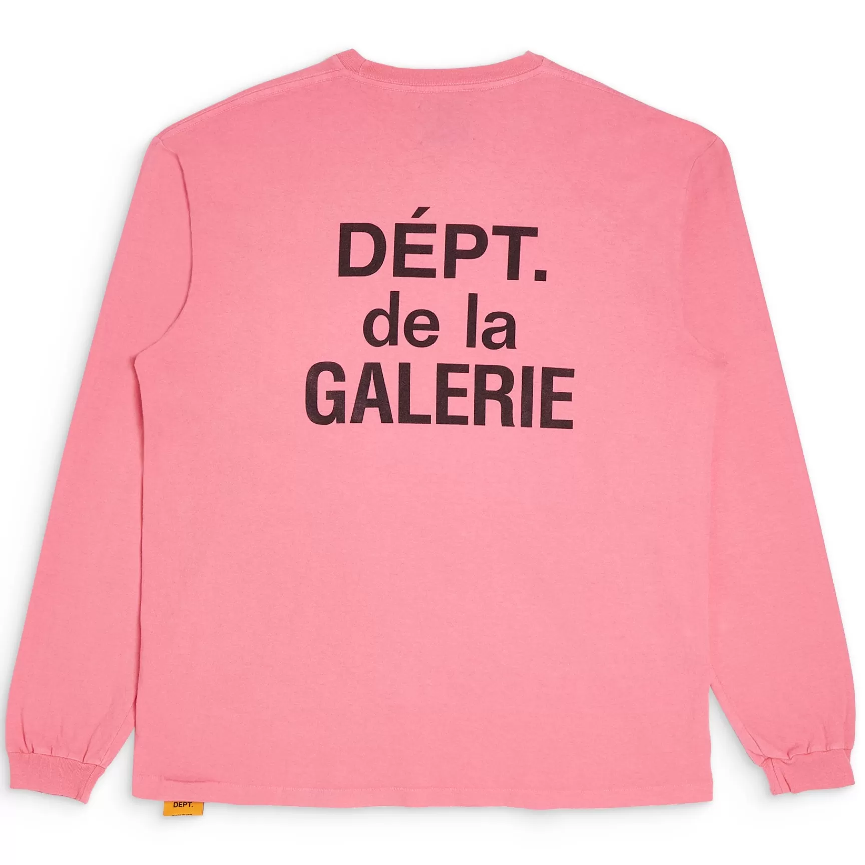 Cheap Gallery Dept Dept De La Galerie L/S Pocket Tee Salmon