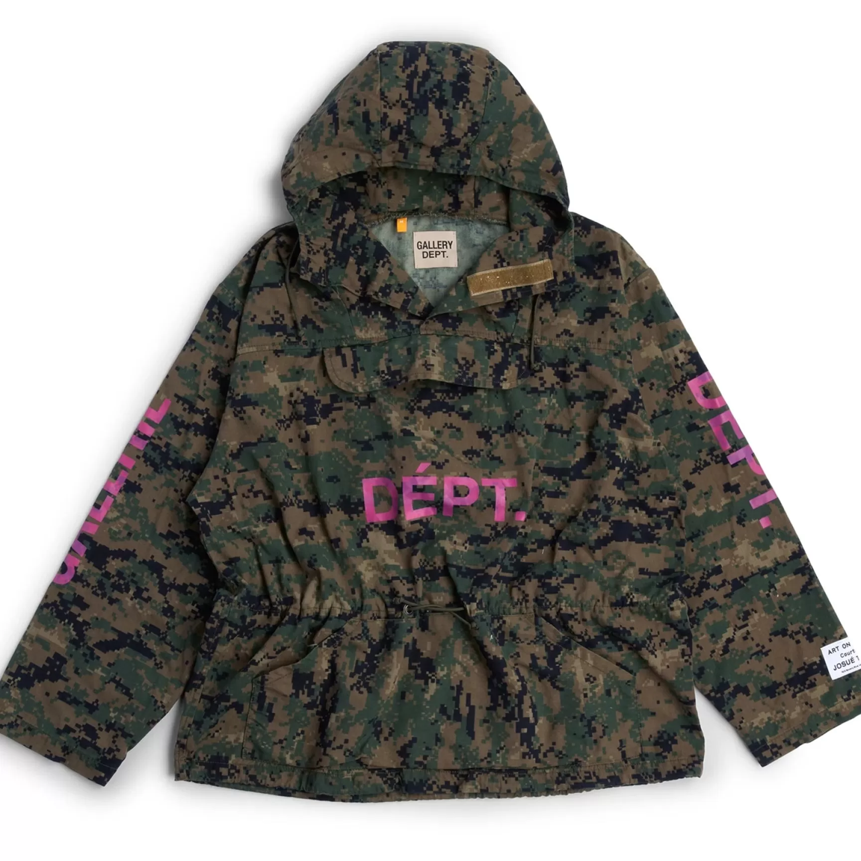 Fashion Gallery Dept Digital Camo Anorak Green Camo