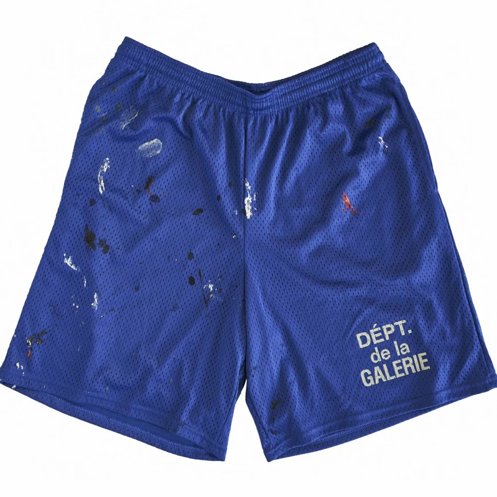 Outlet Gallery Dept French Logo Gym Shorts Blue