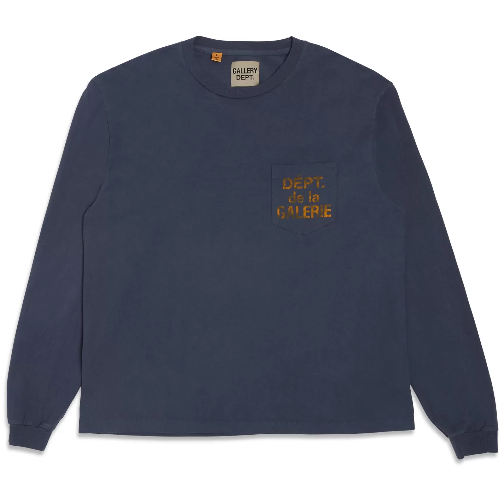 Best Gallery Dept French L/S Pocket Tee Navy