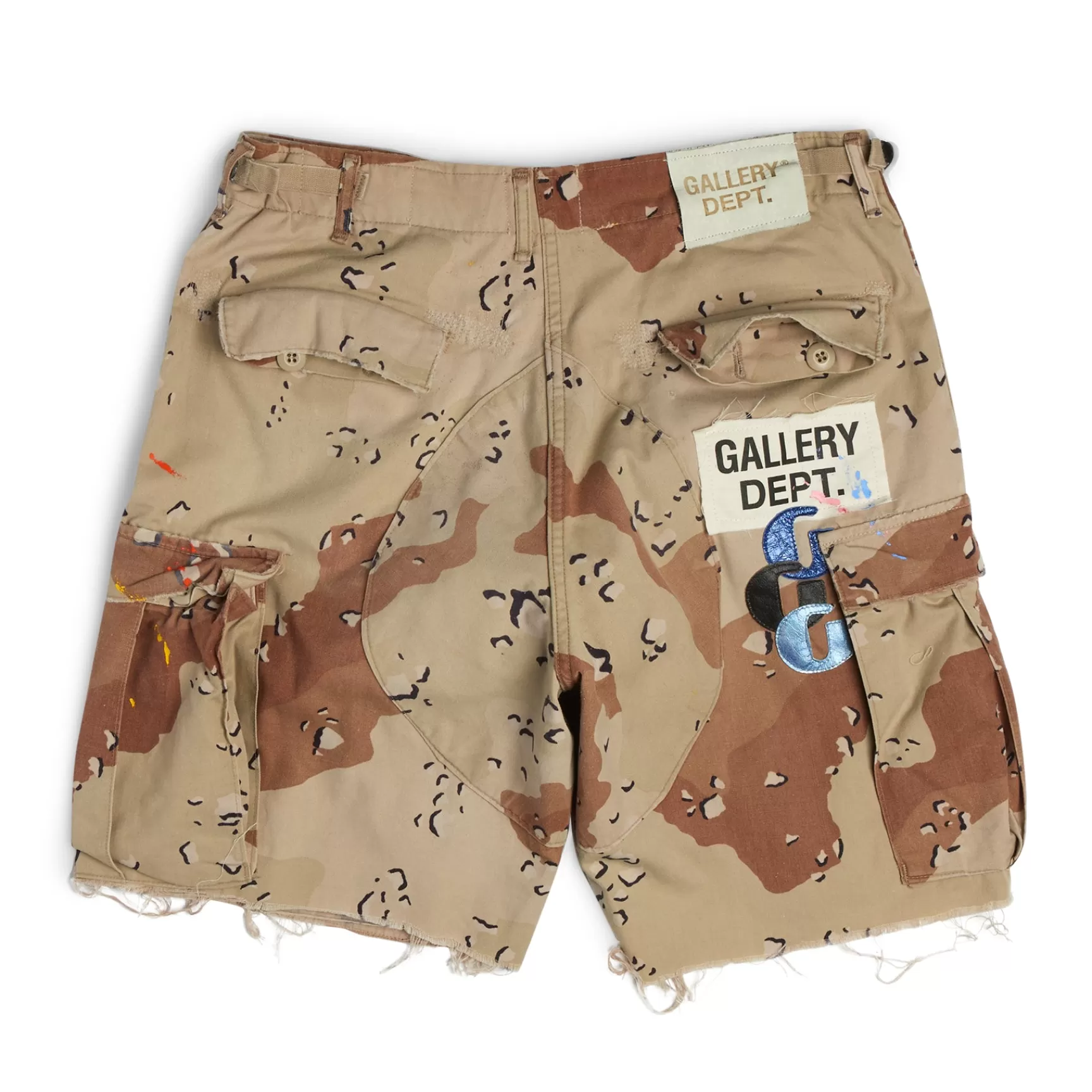 Cheap Gallery Dept G Patch Camo Cargo Shorts Chocolate Chip