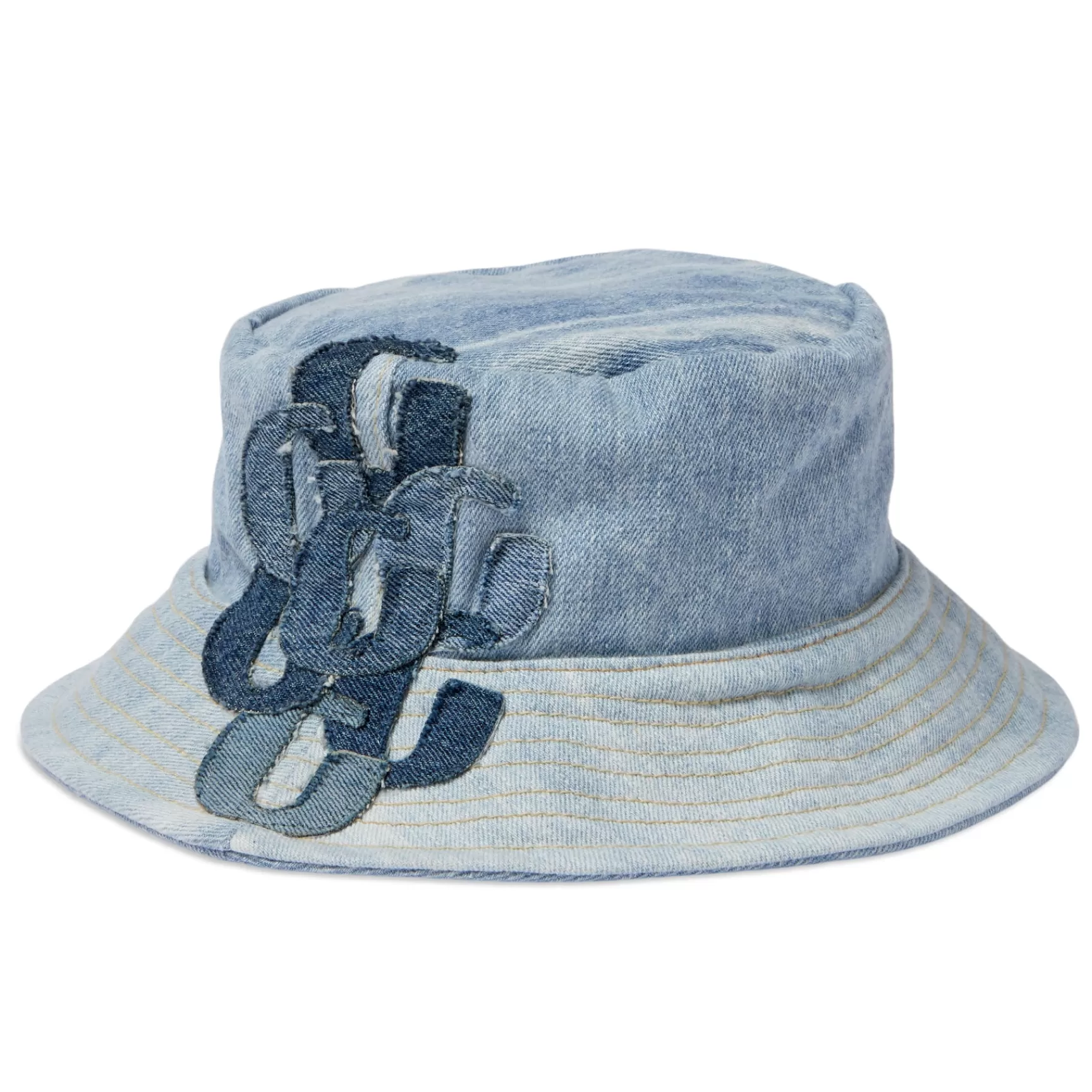 New Gallery Dept G Patch Denim Bucket Hat Indigo