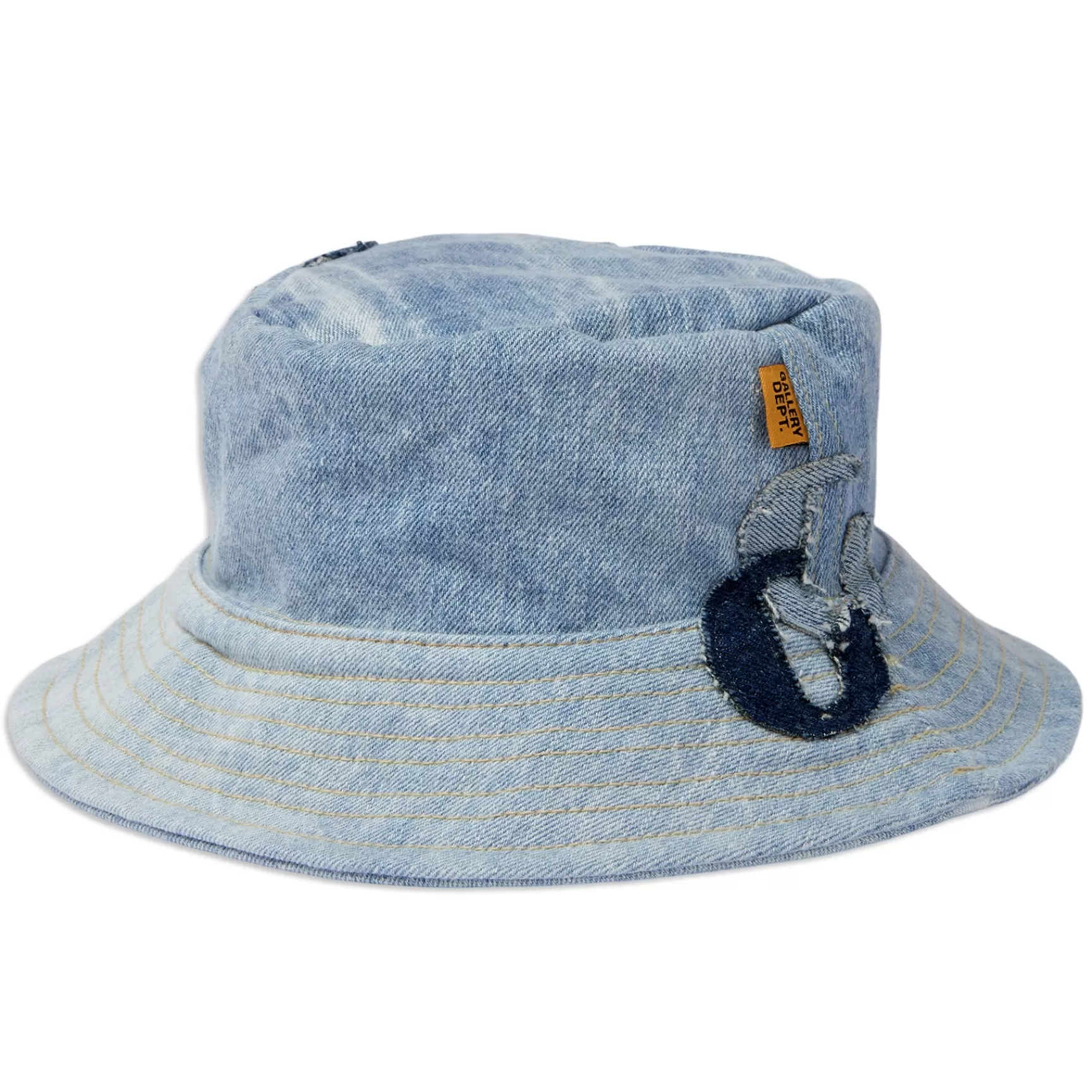 New Gallery Dept G Patch Denim Bucket Hat Indigo