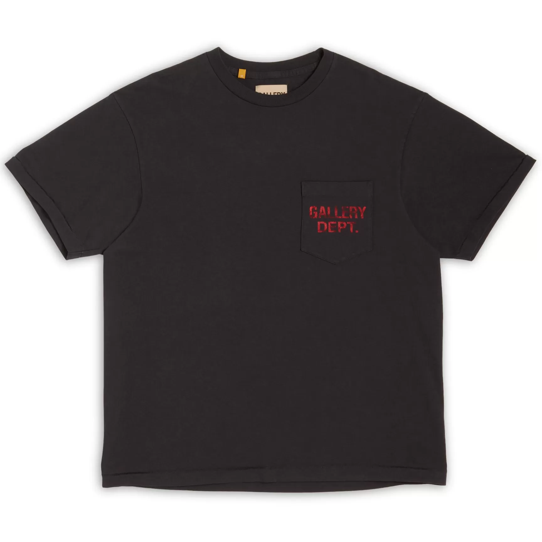 Online Gallery Dept Logo Pocket Tee Black