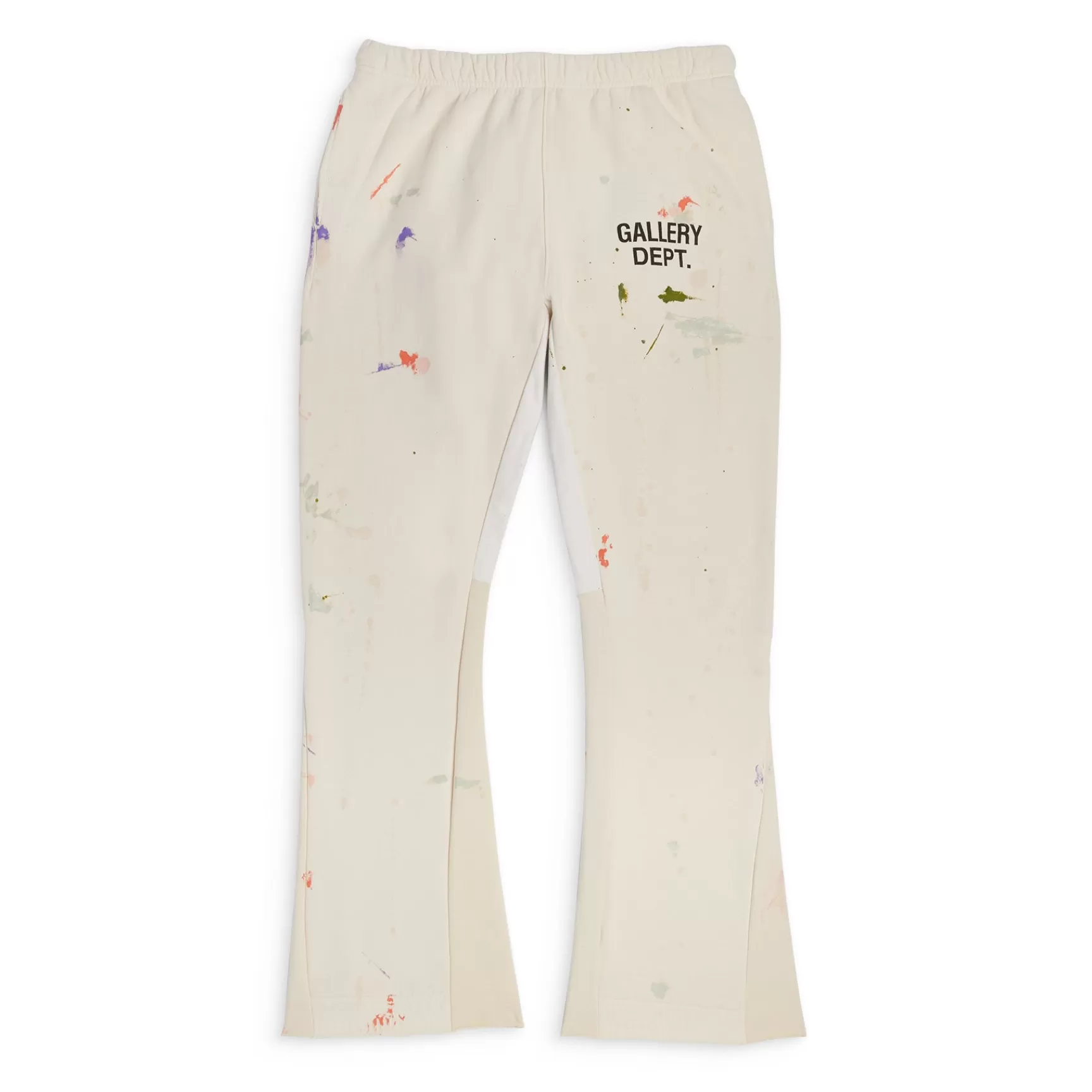 Discount Gallery Dept Gd Painted Flare Sweatpant White