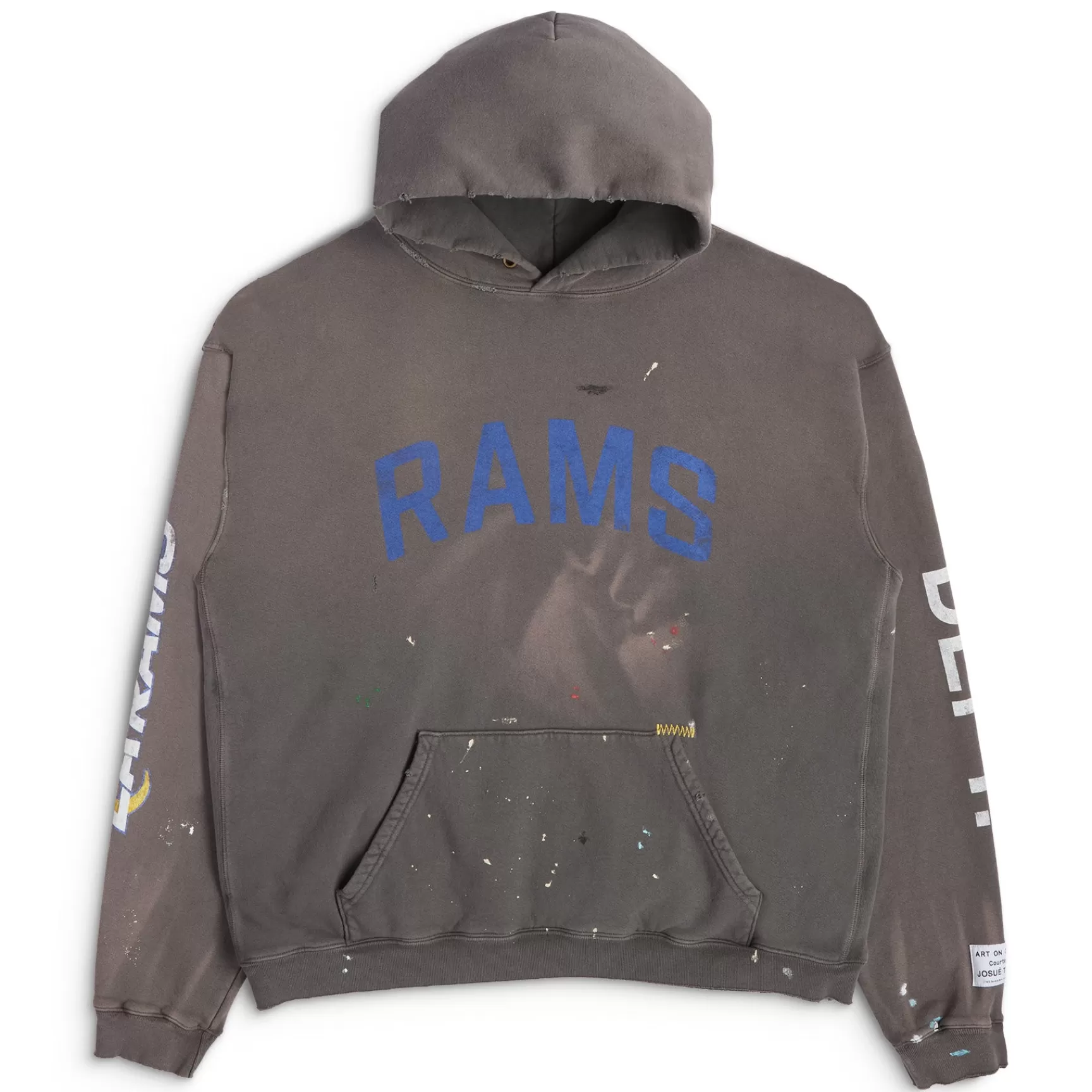 Flash Sale Gallery Dept Gd X La Rams 90's Vintage Hoodie Washed Black
