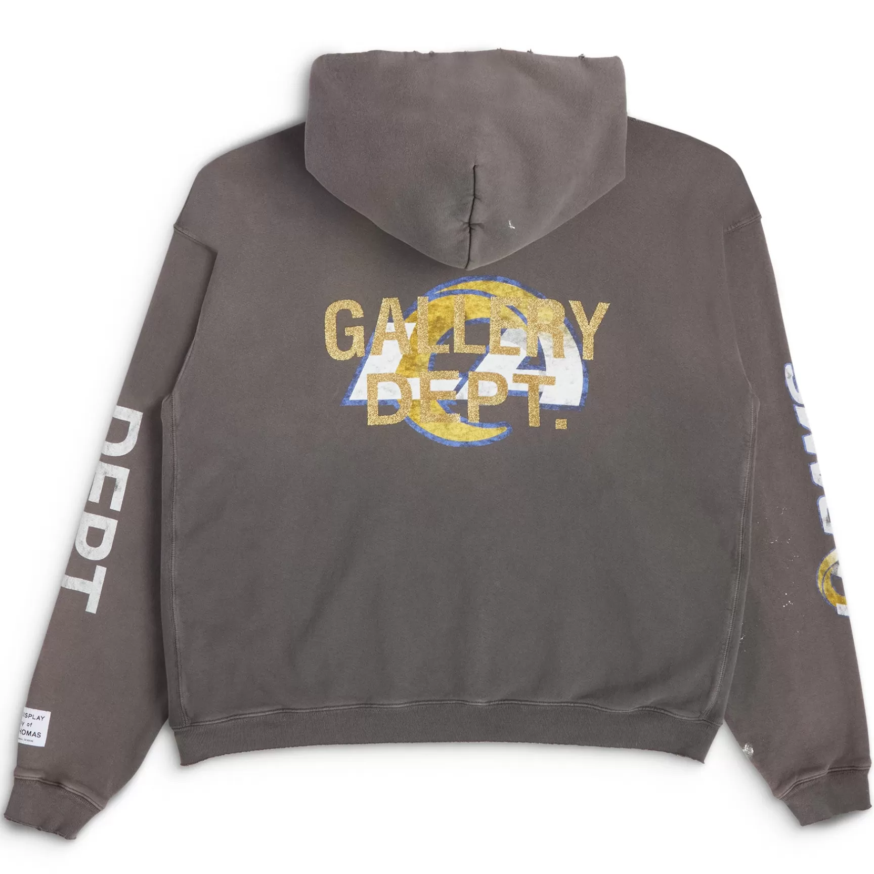 Flash Sale Gallery Dept Gd X La Rams 90's Vintage Hoodie Washed Black