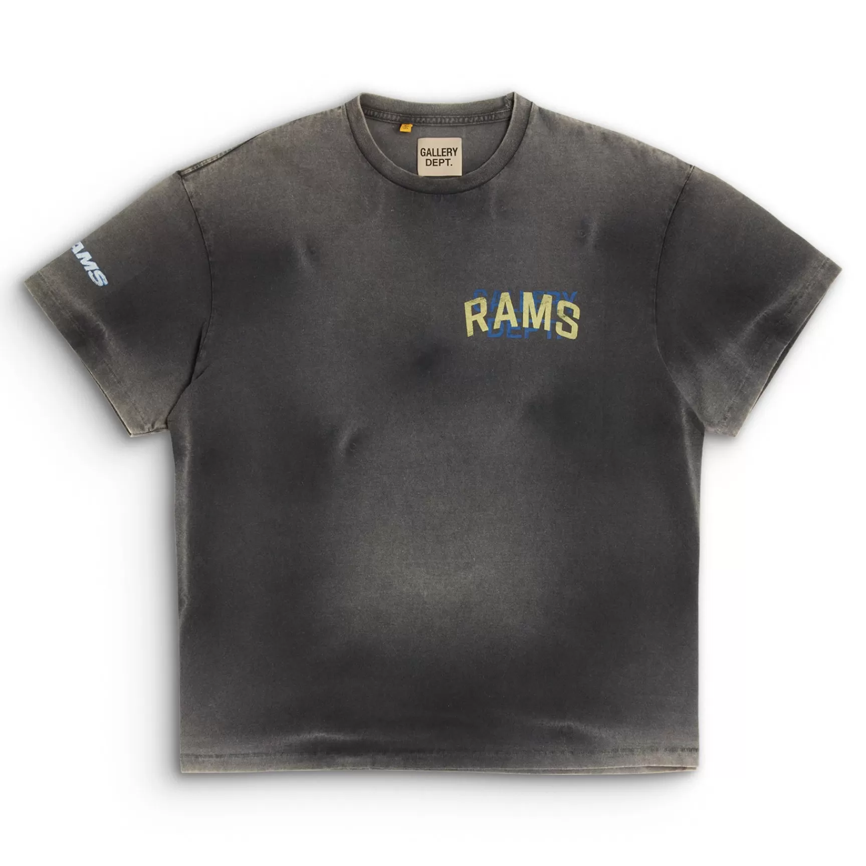 Cheap Gallery Dept Gd X La Rams Sunfaded Tee Sun Faded Black