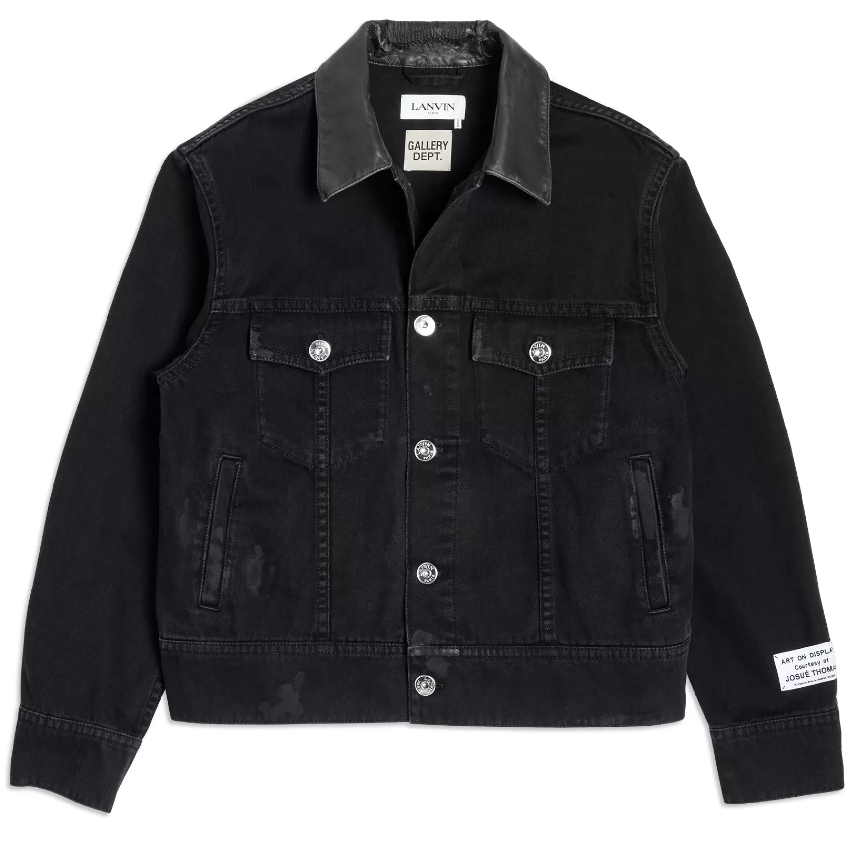 Cheap Gallery Dept Gd X Lanvin Denim Jacket Black