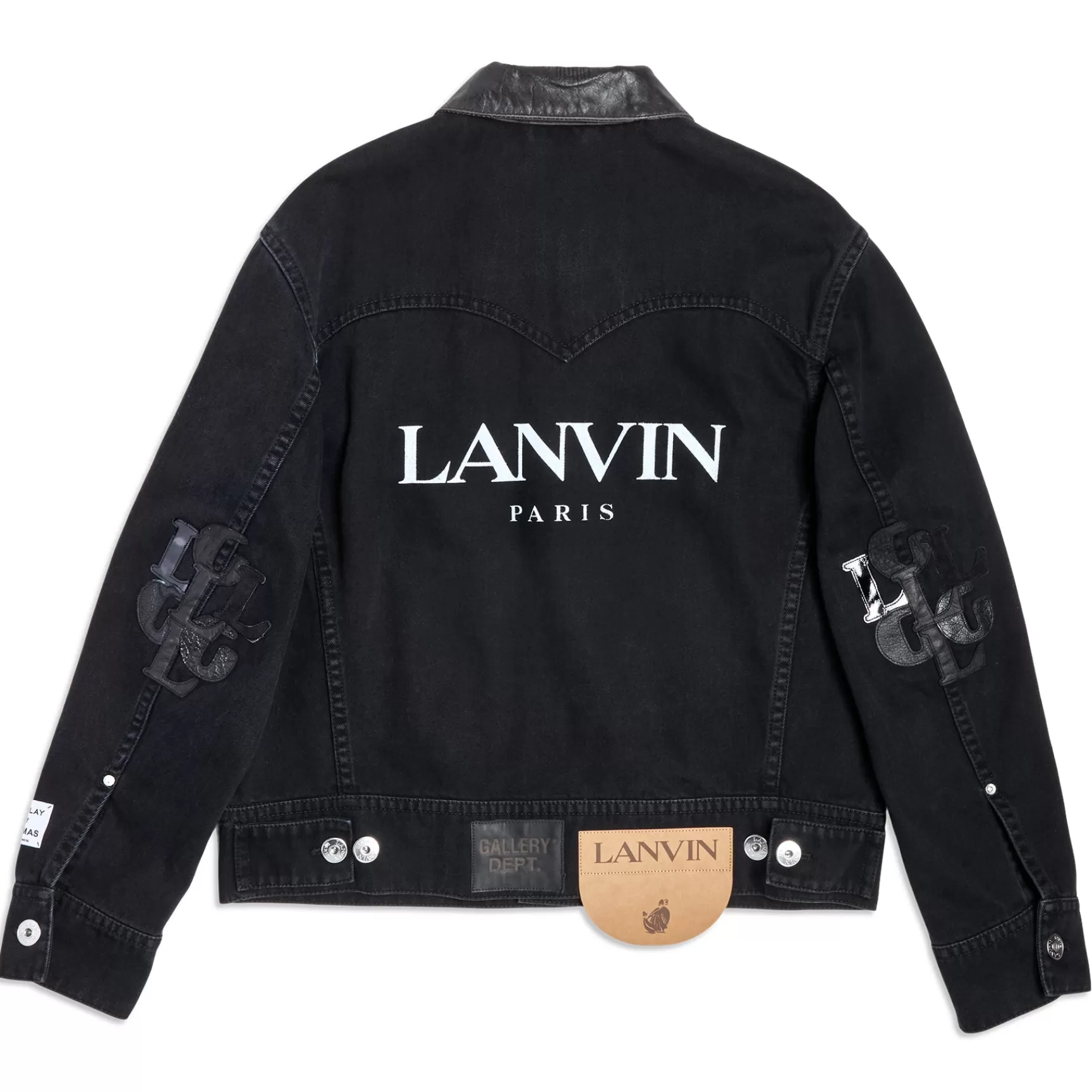 Cheap Gallery Dept Gd X Lanvin Denim Jacket Black