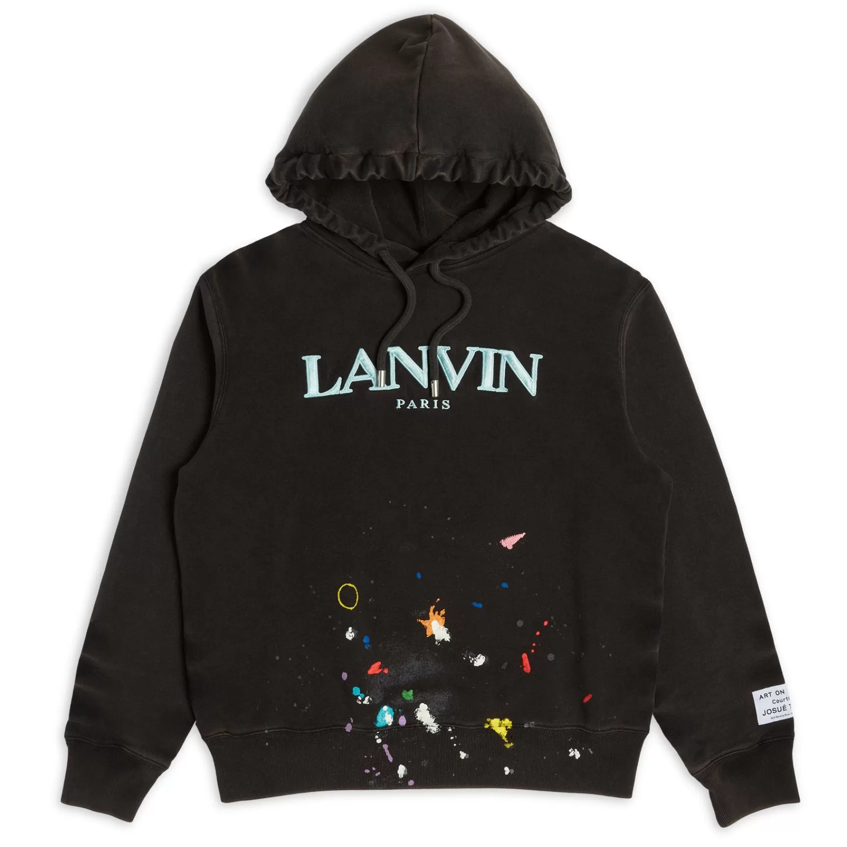 Cheap Gallery Dept Gd X Lanvin Hoodie (Mens) Black