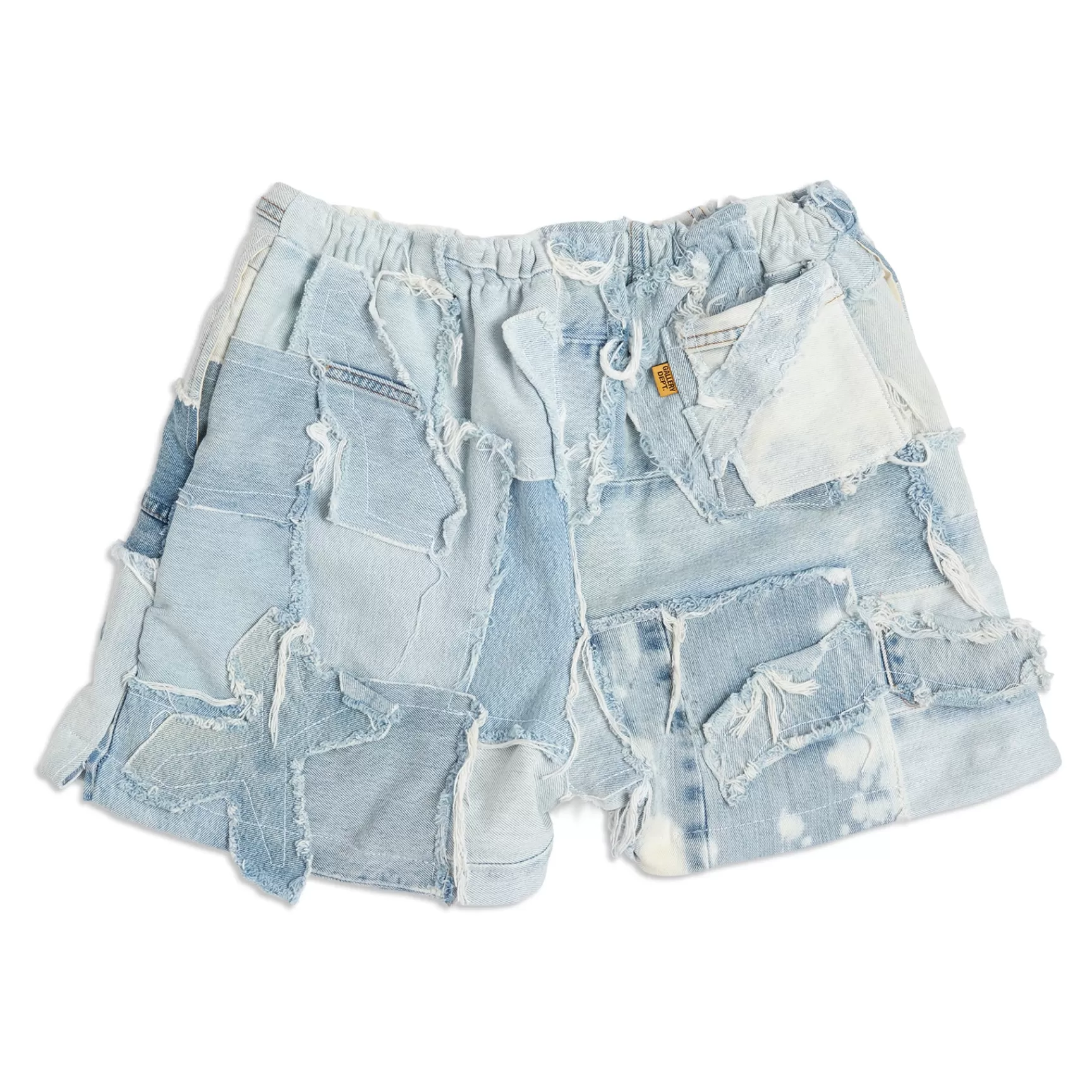 Outlet Gallery Dept Patchwork Denim Zuma Shorts Blue