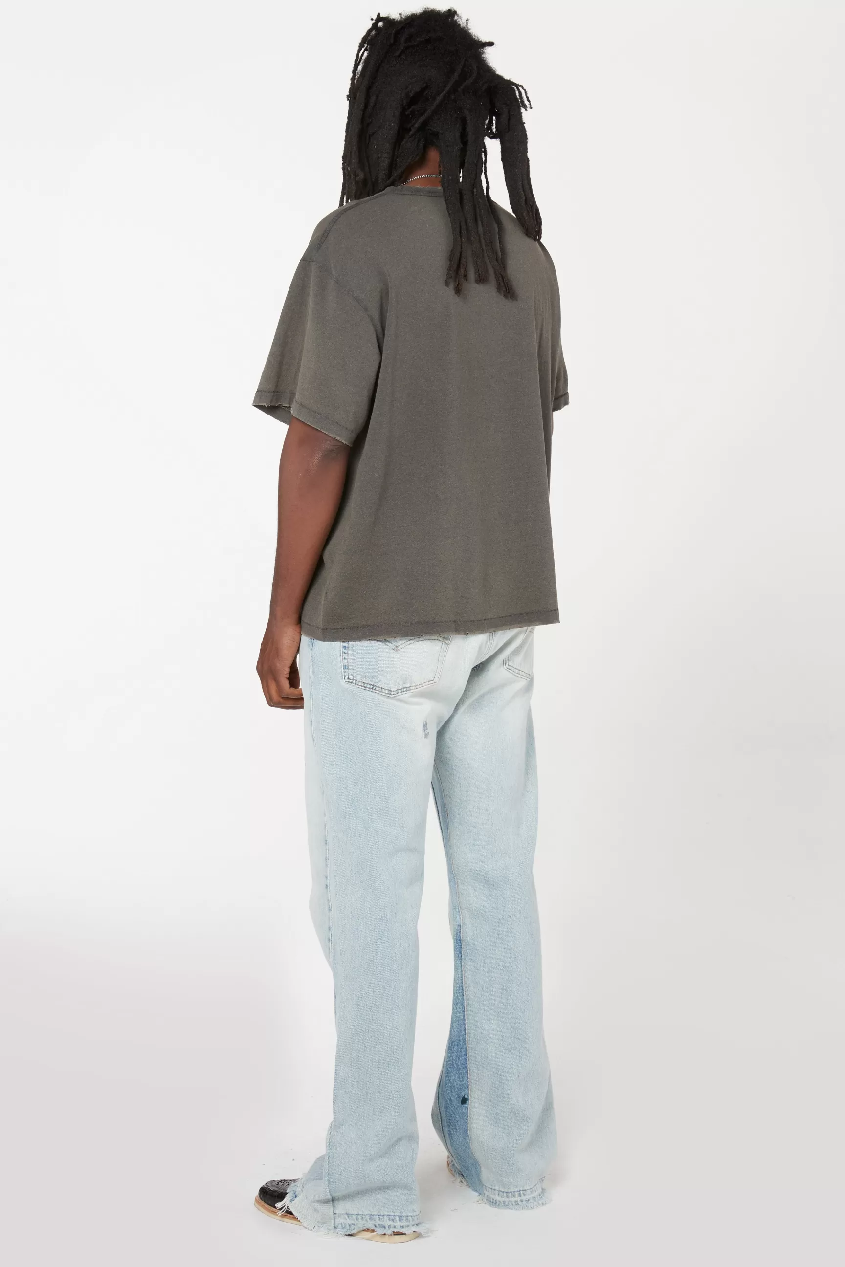 Clearance Gallery Dept Plain Vintage Pocket Tee Black