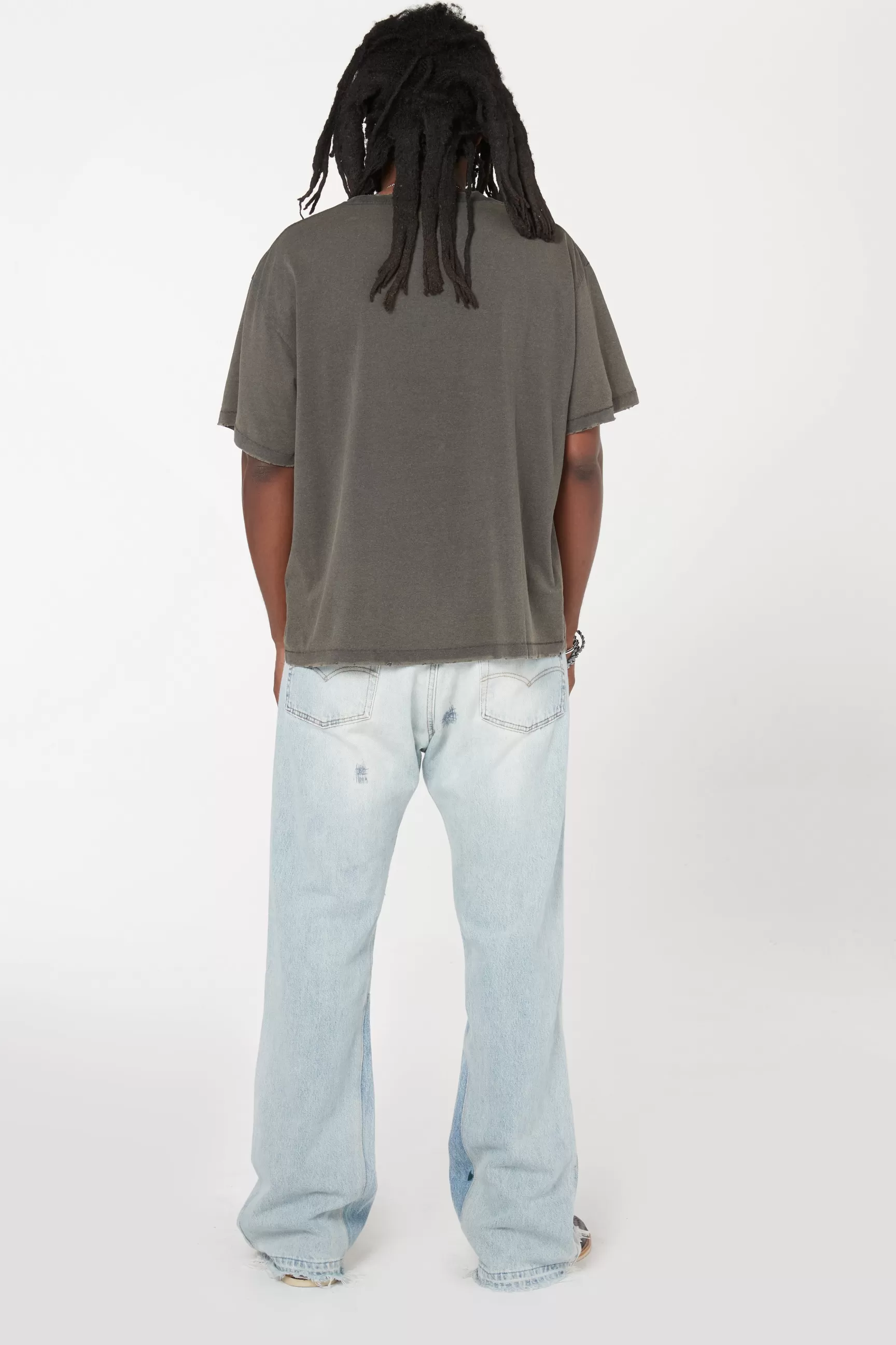 Clearance Gallery Dept Plain Vintage Pocket Tee Black