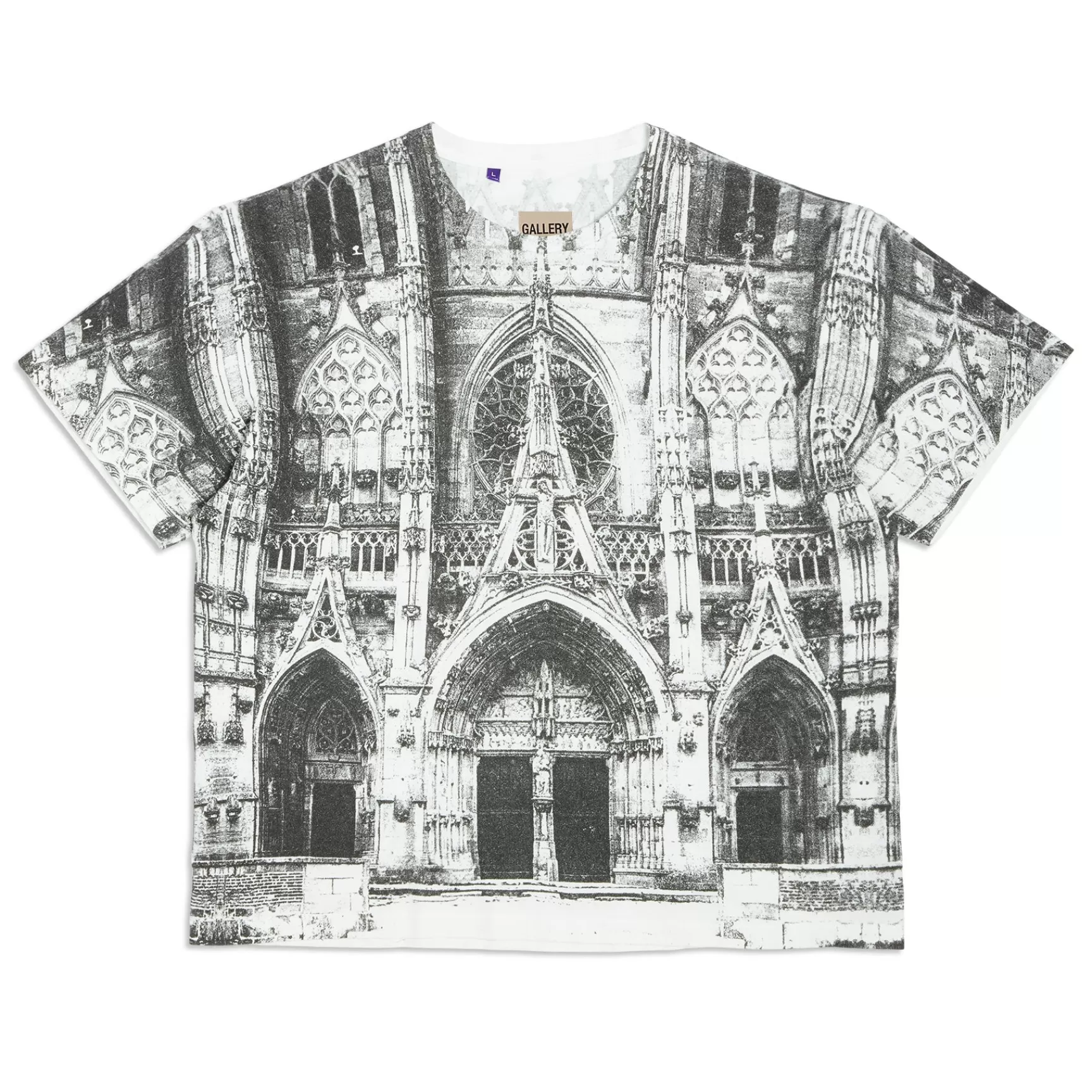 Outlet Gallery Dept Postcard Tee Black/White