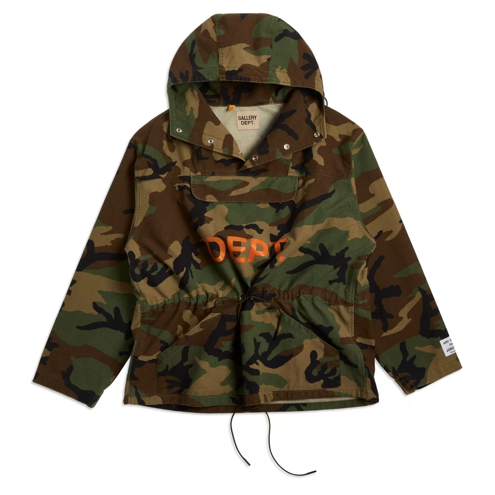 Hot Gallery Dept Riley Anorak Jacket Military Camo