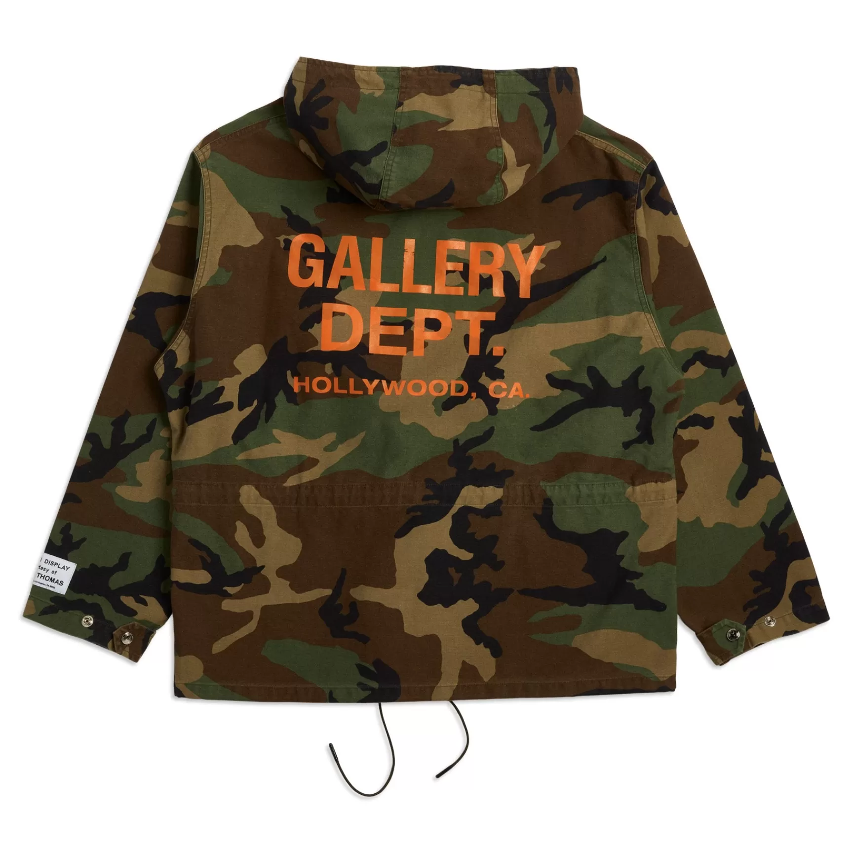 Hot Gallery Dept Riley Anorak Jacket Military Camo