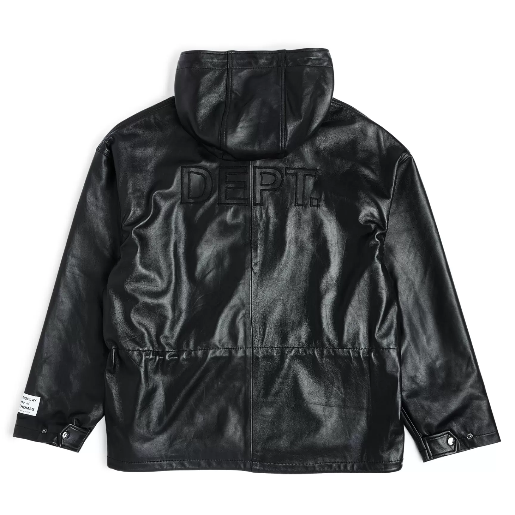 Fashion Gallery Dept Riley Leather Anorak Black