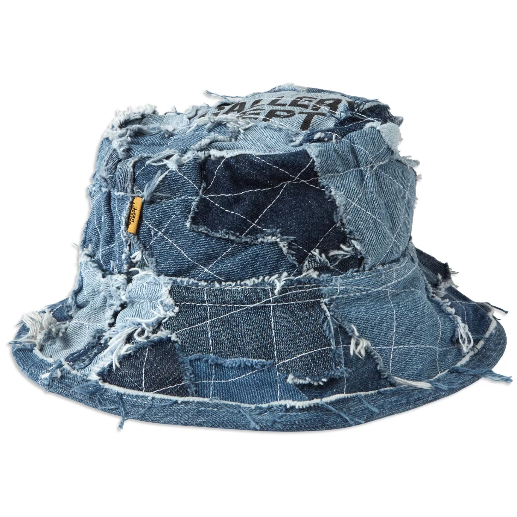 Cheap Gallery Dept Rodman Denim Quilted Bucket Hat Blue