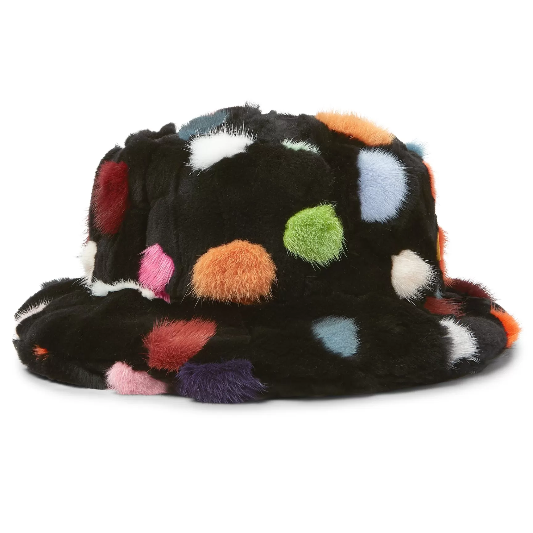 Fashion Gallery Dept Rodman Polka Dot Bucket Hat Black/Multi