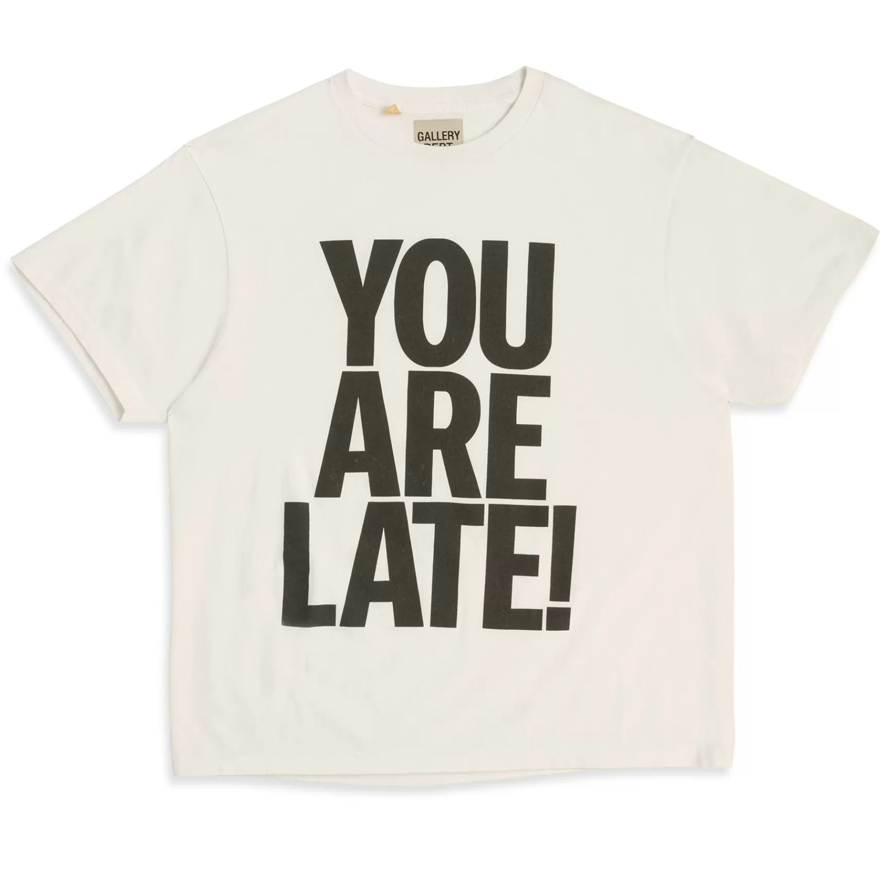 Shop Gallery Dept You Are Late Tee White